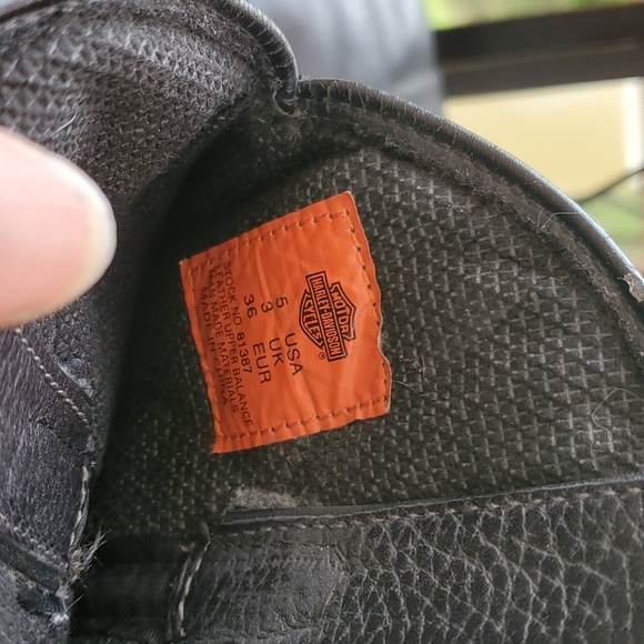 Harley Davidson Leather riding boots - Picture 5 of 10